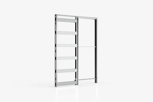Absolute EvoKit - Châssis pour porte coulissante à galandage affleurante (sans porte) pour plaque de plâtre