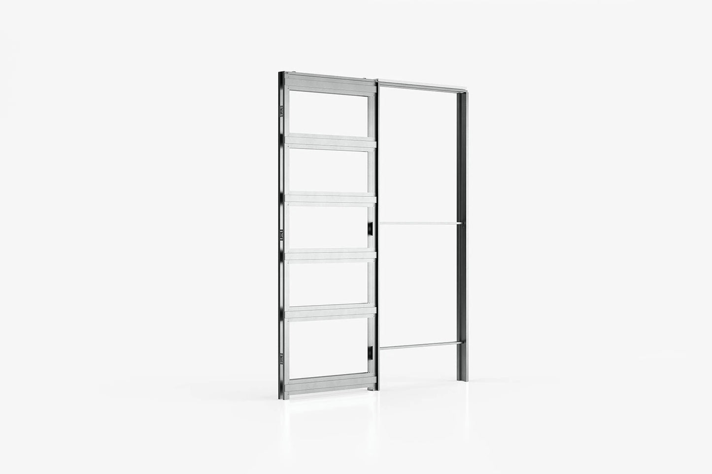 EvoKit – Châssis pour porte coulissante à galandage classique (sans porte) pour plaque de plâtre