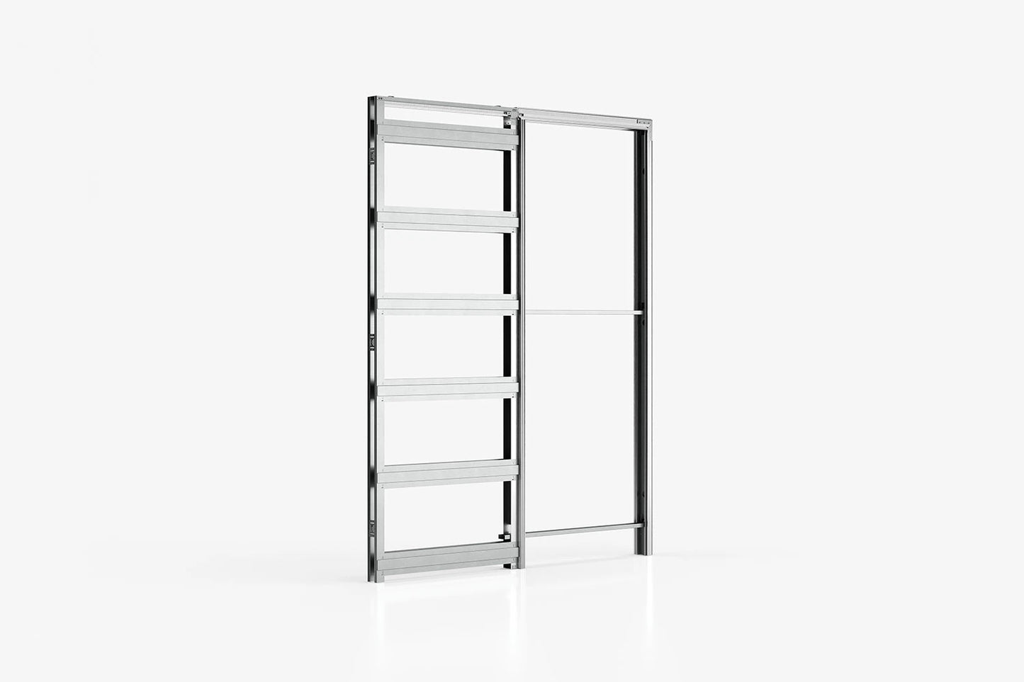 Absolute EvoKit - Châssis pour porte coulissante à galandage affleurante (sans porte) pour plaque de plâtre