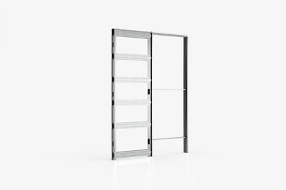 EvoKit – Châssis pour porte coulissante à galandage classique (sans porte) pour plaque de plâtre