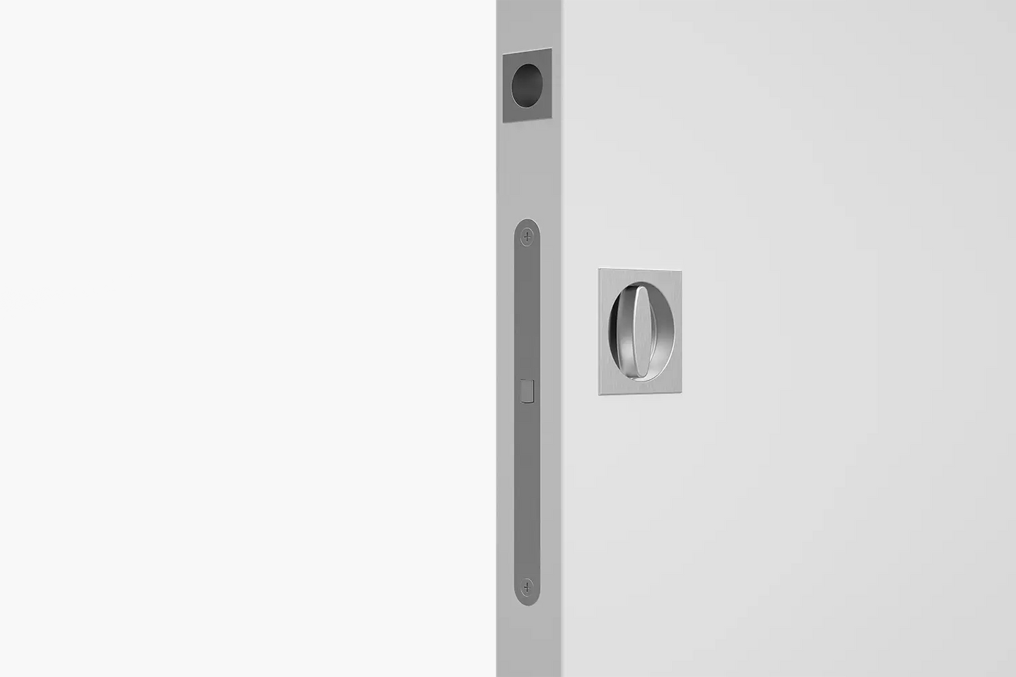 Porte Velio AB – Porte coulissante à galandage affleurante à peindre avec âme en nid d’abeille