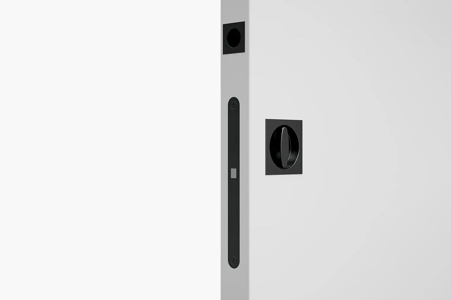 Porte Velio AB – Porte coulissante à galandage affleurante à peindre avec âme en nid d’abeille