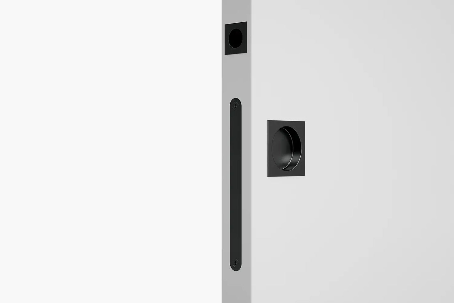 Porte Velio AB – Porte coulissante à galandage affleurante à peindre avec âme en nid d’abeille