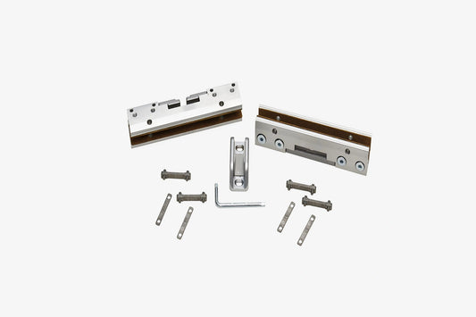 Kit de pinces pour portes coulissantes classiques en verre