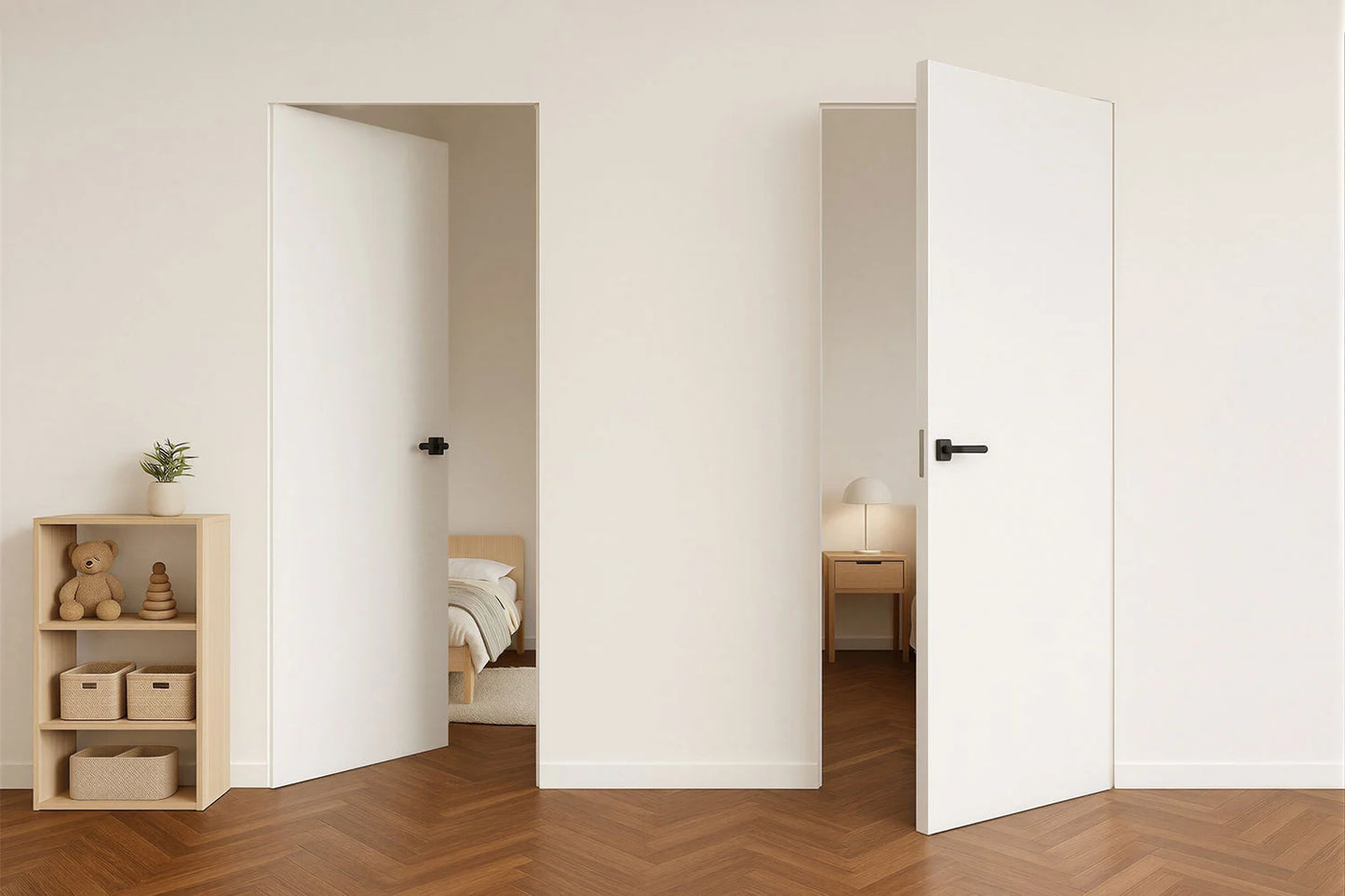xREVERx Decor B011 - Châssis et porte affleurante en stratifié CPL avec âme en nid d’abeille