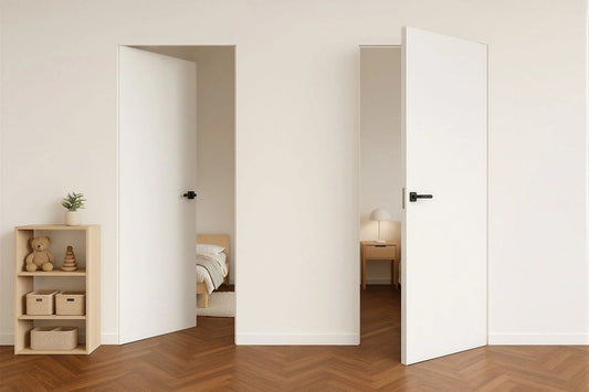 xREVERx Decor B011 - Châssis et porte affleurante en stratifié CPL avec âme en nid d’abeille